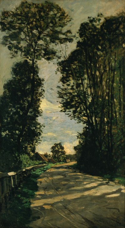 Walk (Road of the Farm Saint-Siméon) by Claude Monet